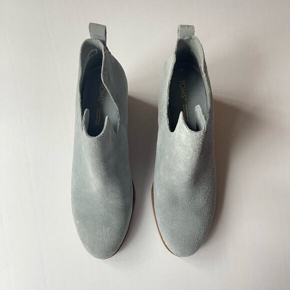 Toms Suede Wedge Booties W9 - Picture 2 of 9